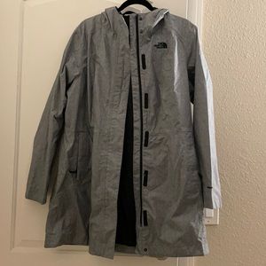 Grey NorthFace Long Jacket